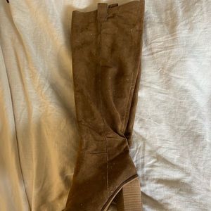 knee high Carmel boots